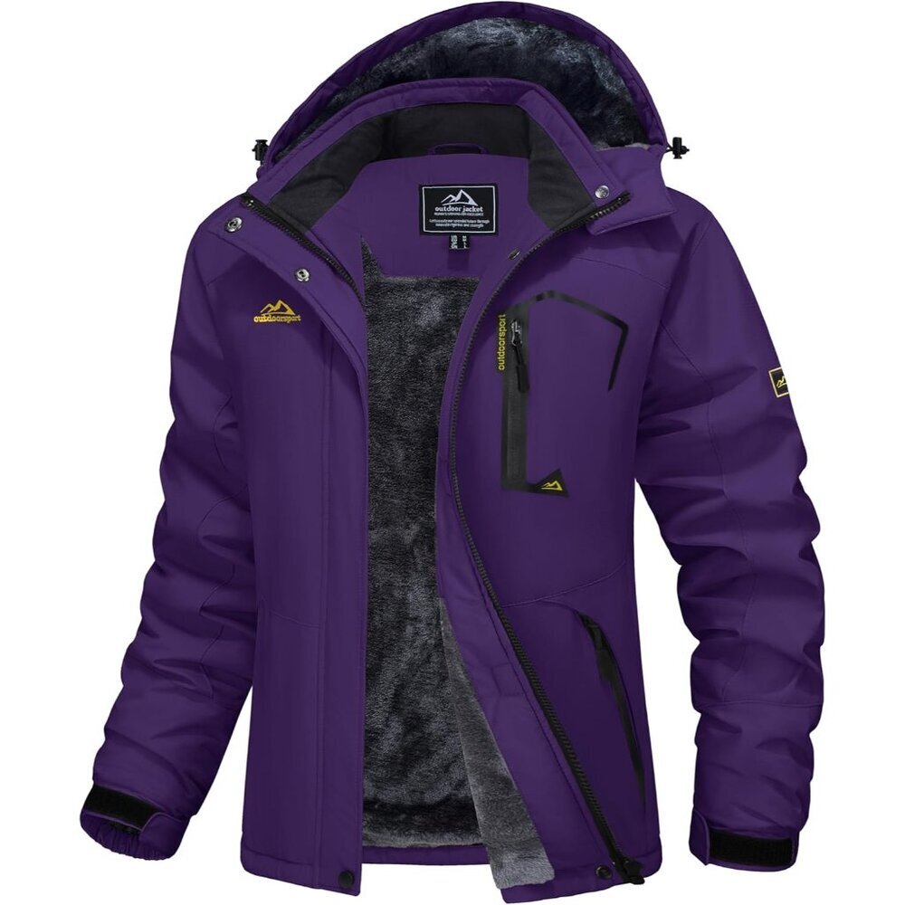 Womens Ski Jacket Waterproof Insulated Snow Jacket Warm Windproof Winter Coats w
